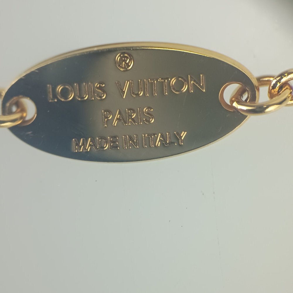LOUIS VUITTON Gold Necklace - Picture 7 of 8